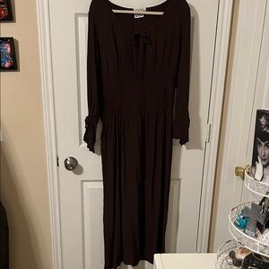 Johnny Was Brown Vintage Maxi Dress